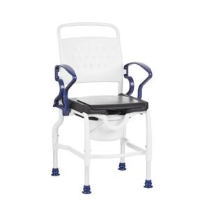 Rebotec Konstanz – Shower Commode Chair with PU Soft Seat